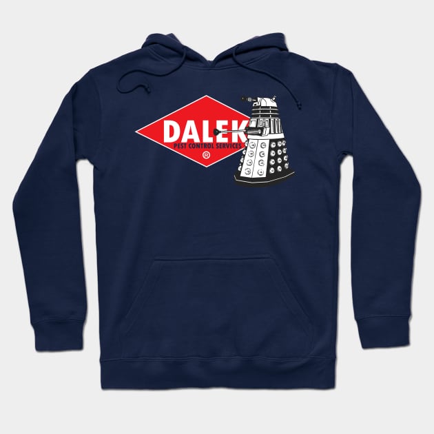 Dalek Pest Control Services Hoodie by Chicanery